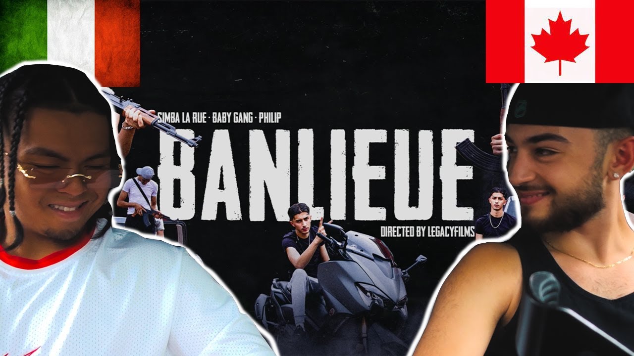 CANADIANS REACT TO ITALIAN DRILL - Simba La Rue - Banlieue (feat. Baby Gang & Philip)