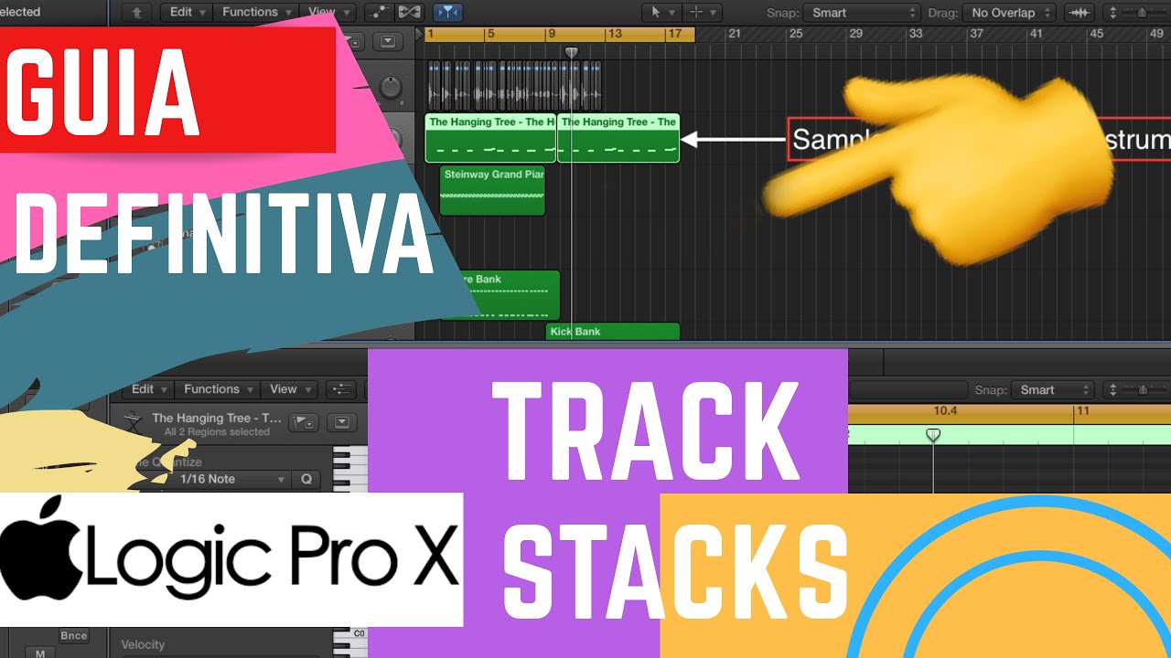 TRACK STACKS LOGIC PRO X TUTORIAL ESPA&Ntilde;OL [GUIA DEFINITIVA] COMO USARLOS (3 MANERAS EFECTIVAS)👈‼️✅