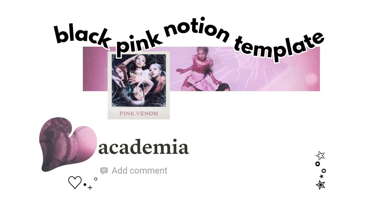 $3 NOTION TOUR ✩₊⊹ black pink student notion template