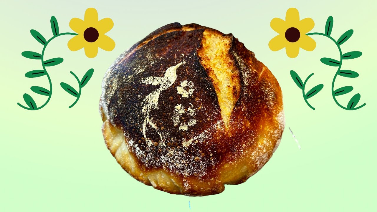 Homemade Sourdough Bread from Andi's Kitchen - Aranybarna, ropogós házi kovászos kenyér 