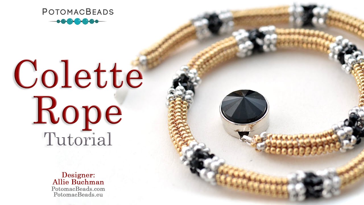 Colette Rope - DIY Jewelry Making Tutorial by PotomacBeads