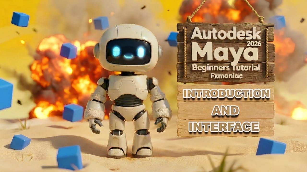 Maya 2026 for Beginners Series - 001 - Intro and Interface
