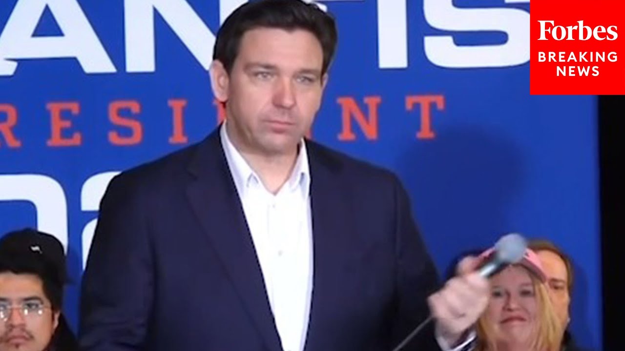 WATCH: Voter Asks DeSantis Point Blank, 'Why Did You Decide To Run Against' Trump?