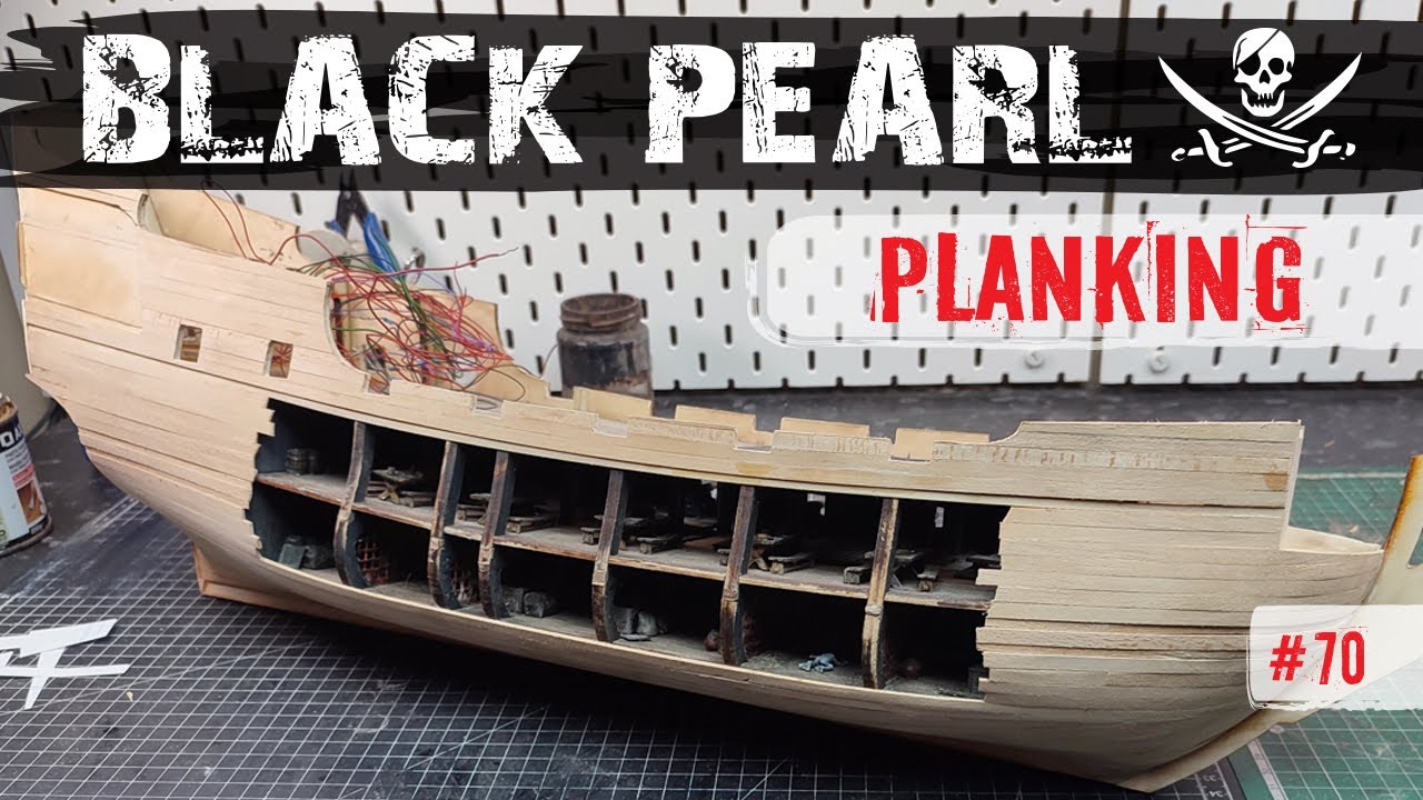 Building the Black Pearl model ship - part 70
