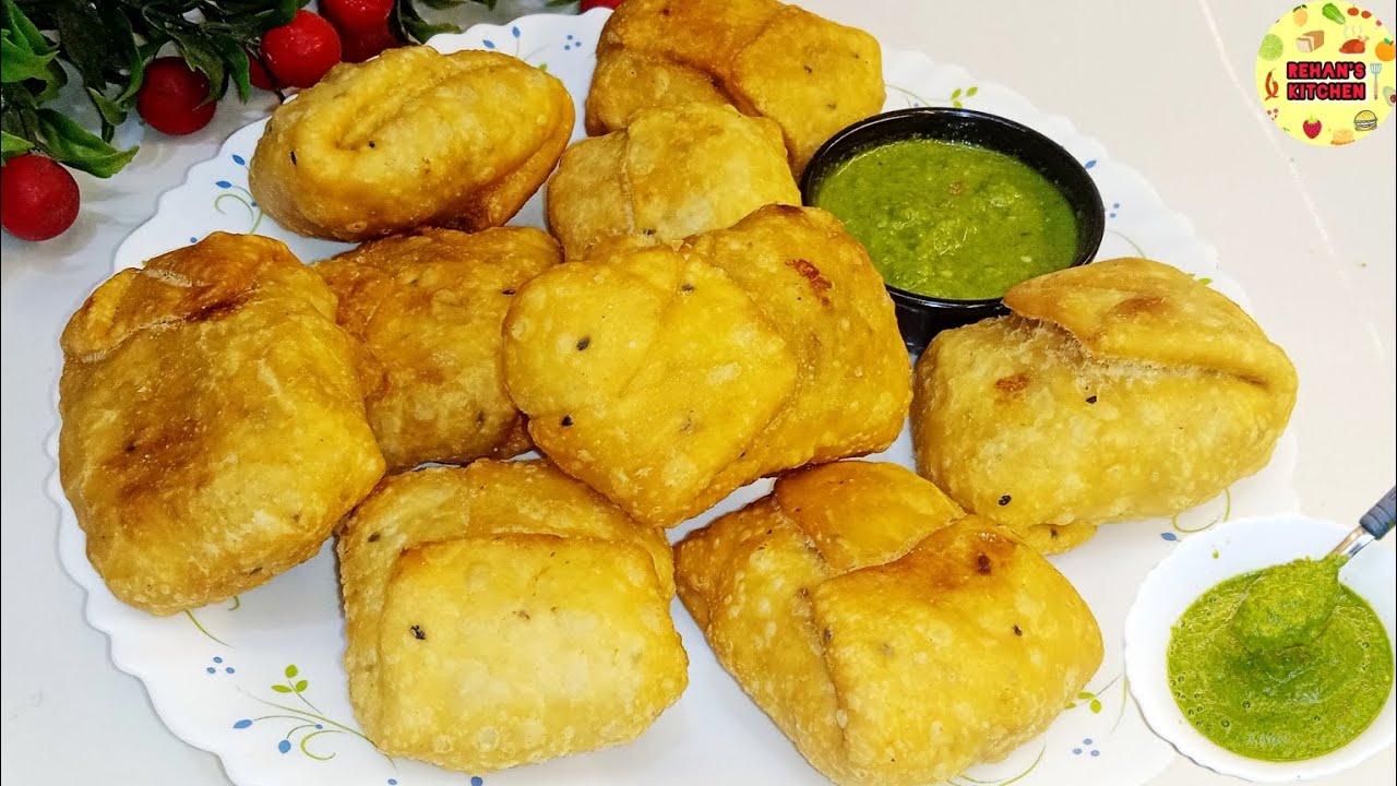 Crispy Chicken Puff Samosa with Spicy Green Chutney Recipe |Ramadan 2026 Special Iftar Recipe | 