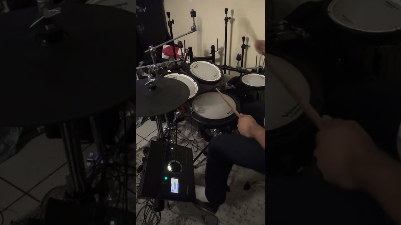 ASTRAL SHATTER I played drums over the sequence we use for the song