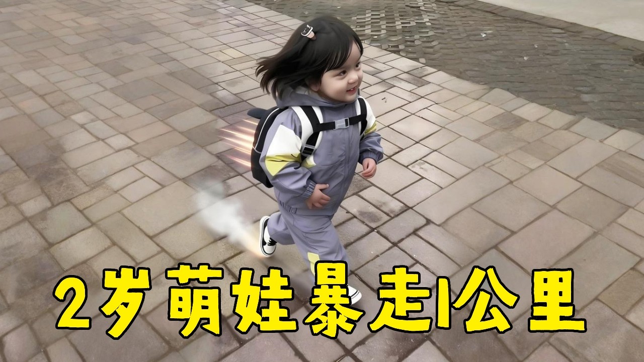 人类幼崽超 A 时刻！2岁萌娃暴走1公里，拒绝抱抱全程自己走！【沫沫崽崽吖】