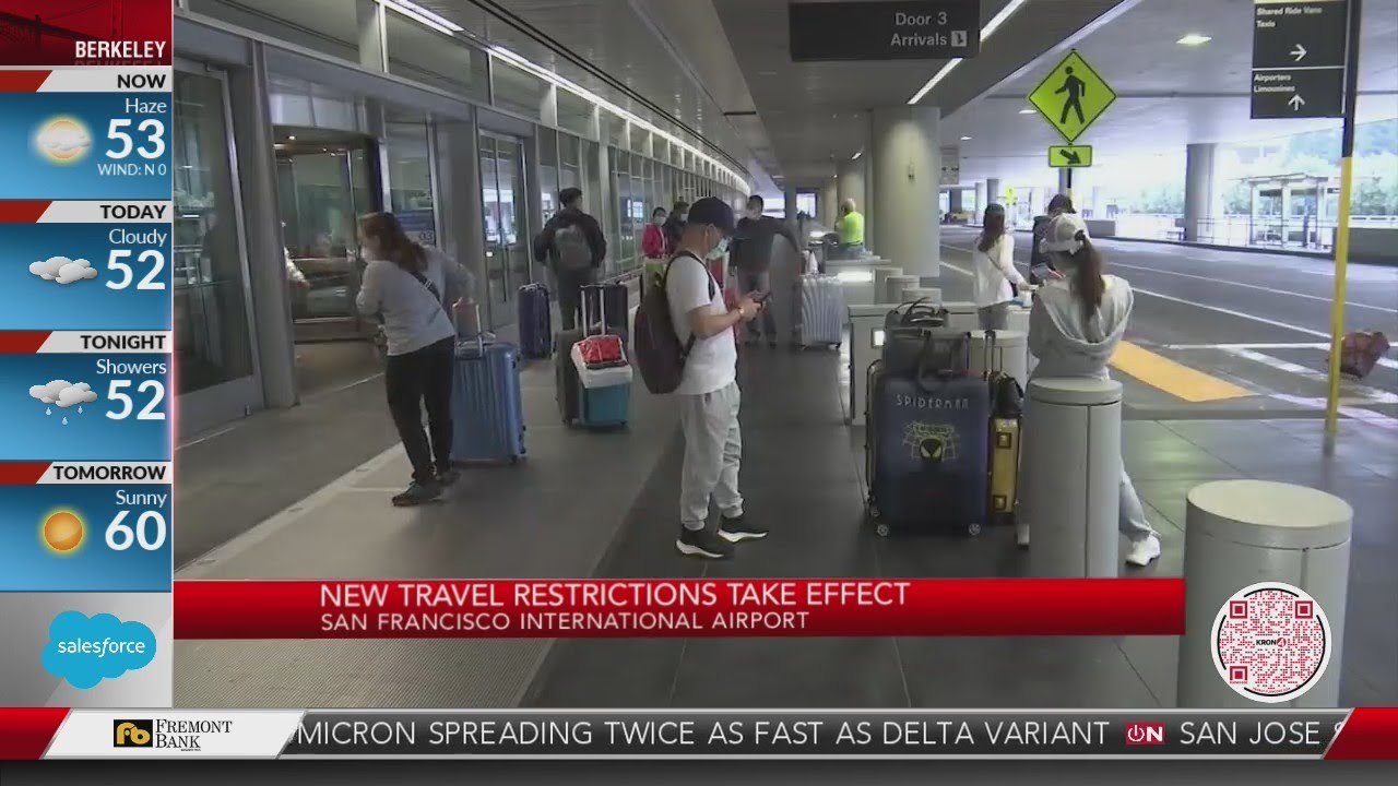 New travel restrictions take effect at San Francisco International Airport
