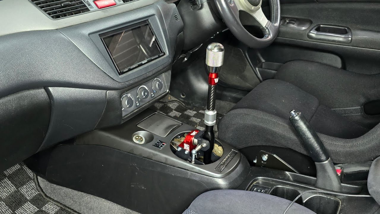 Evolution 7 WK motorsports shifter install