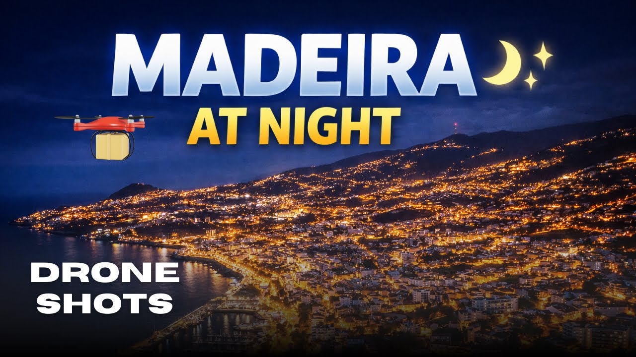 Night light Madeira|Drone Shots 