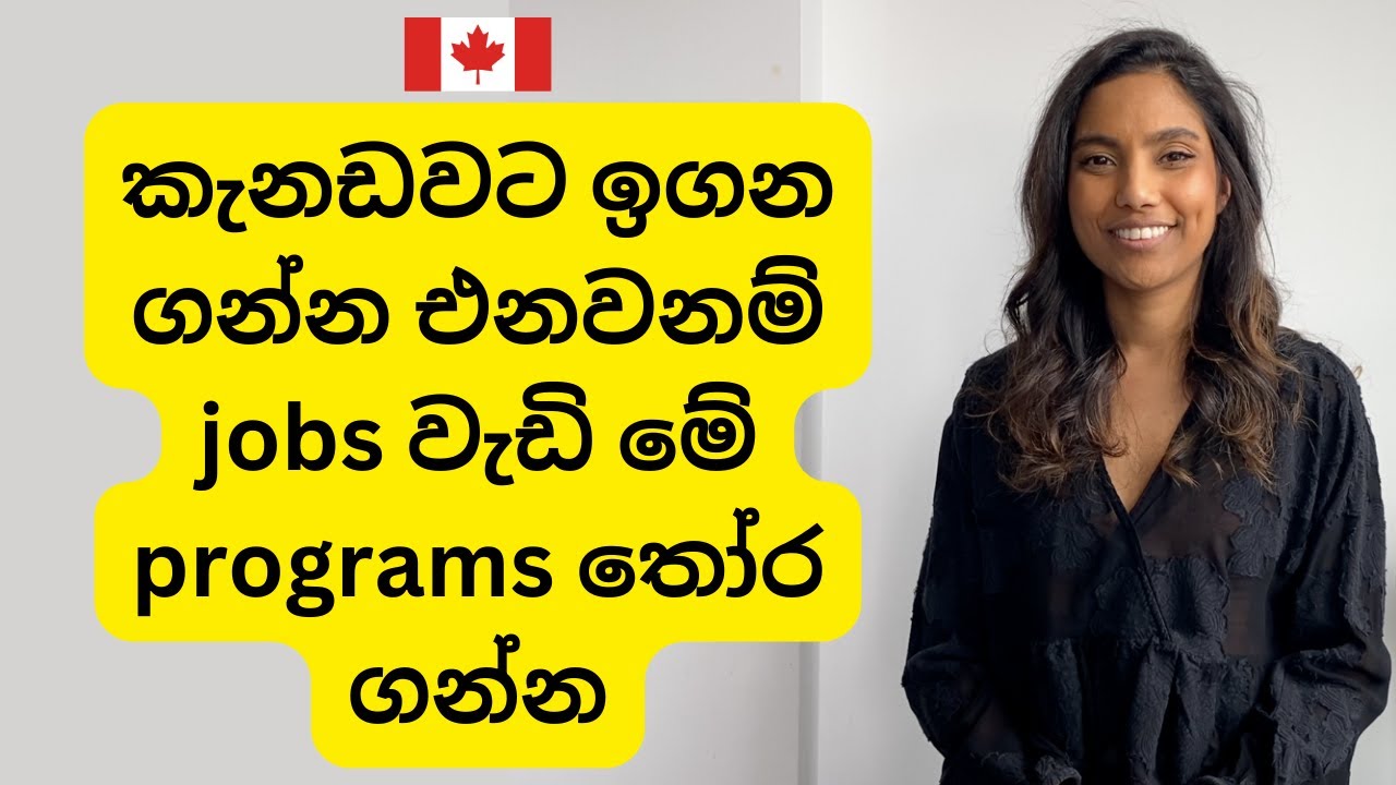 කැනඩාවට study කරන්න එන්න jobs වැඩි, ඉල්ලුම වැඩි programs| good fields to study in Canada