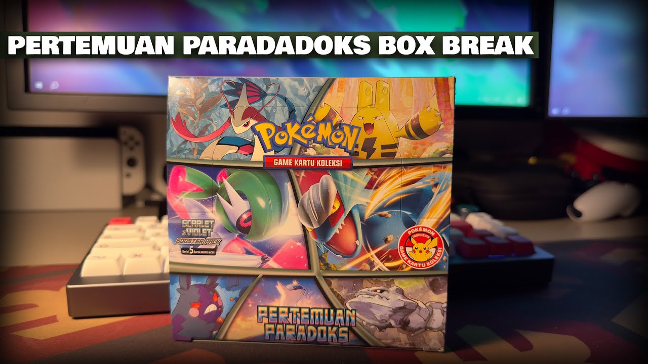 UNBOXING INDONESIAN POKEMON TCG PERTEMUAN PARADOKS