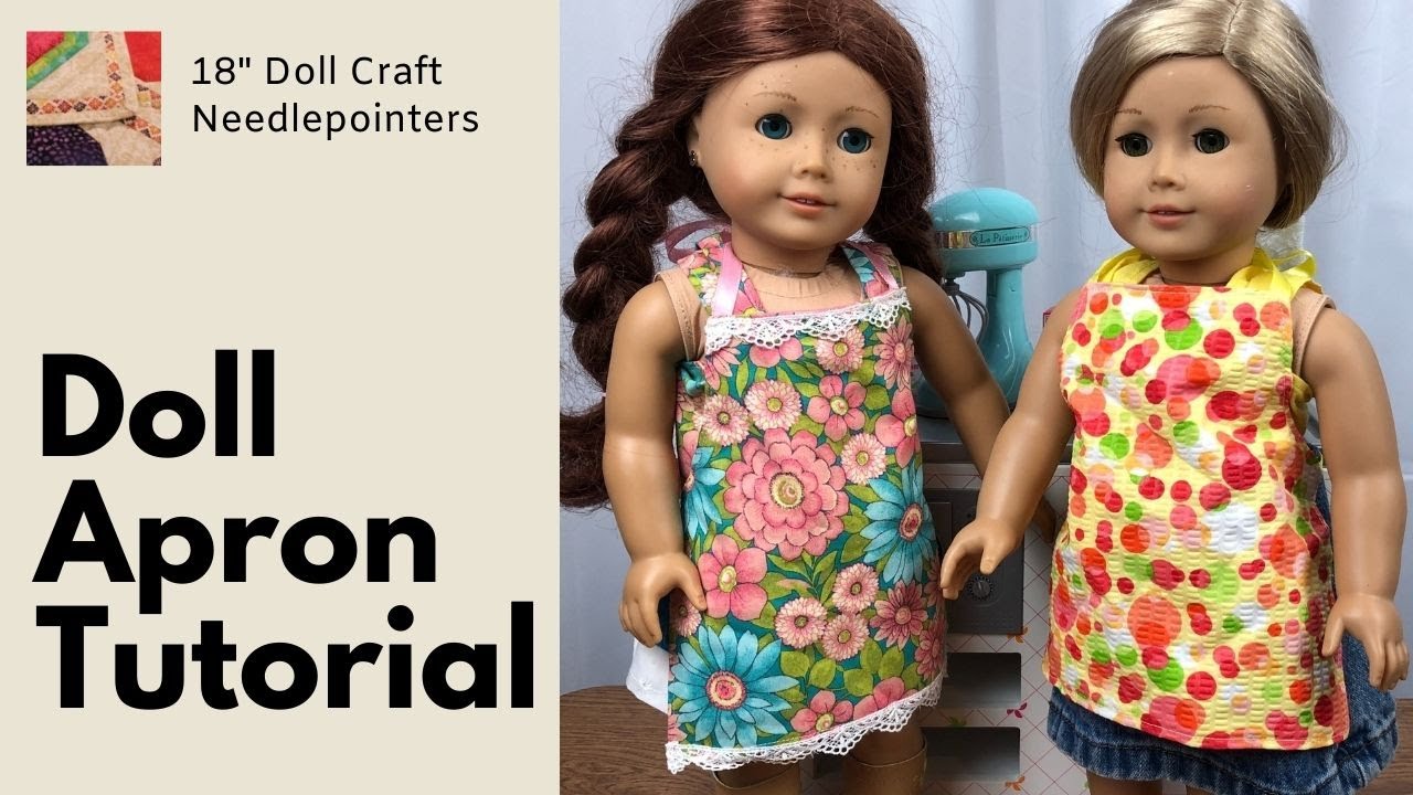 How to Sew an Apron for an 18-inch Doll (Free Pattern)
