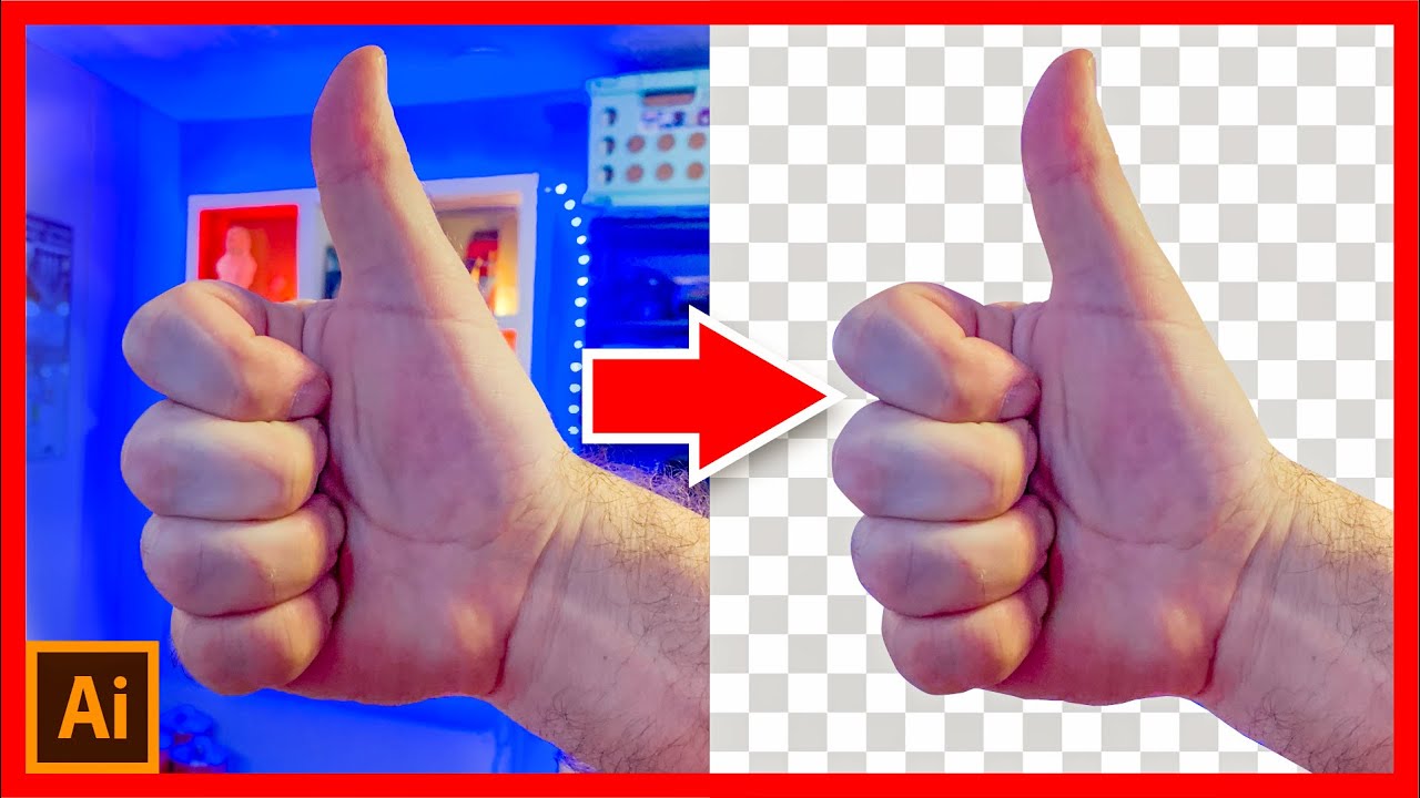 Учебник по удалению фонового изображения | Adobe Illustrator CC