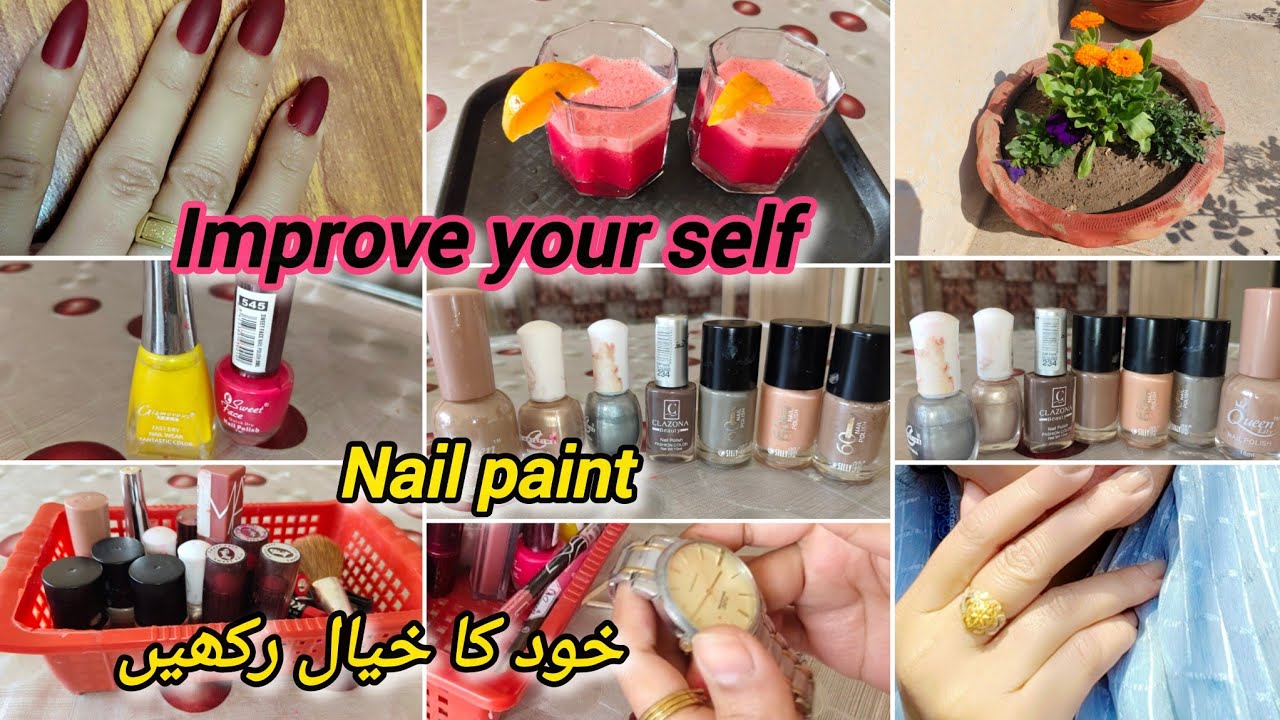 Take Care of Yourself & Stay Happy 🤍 | Nude Nail Paint