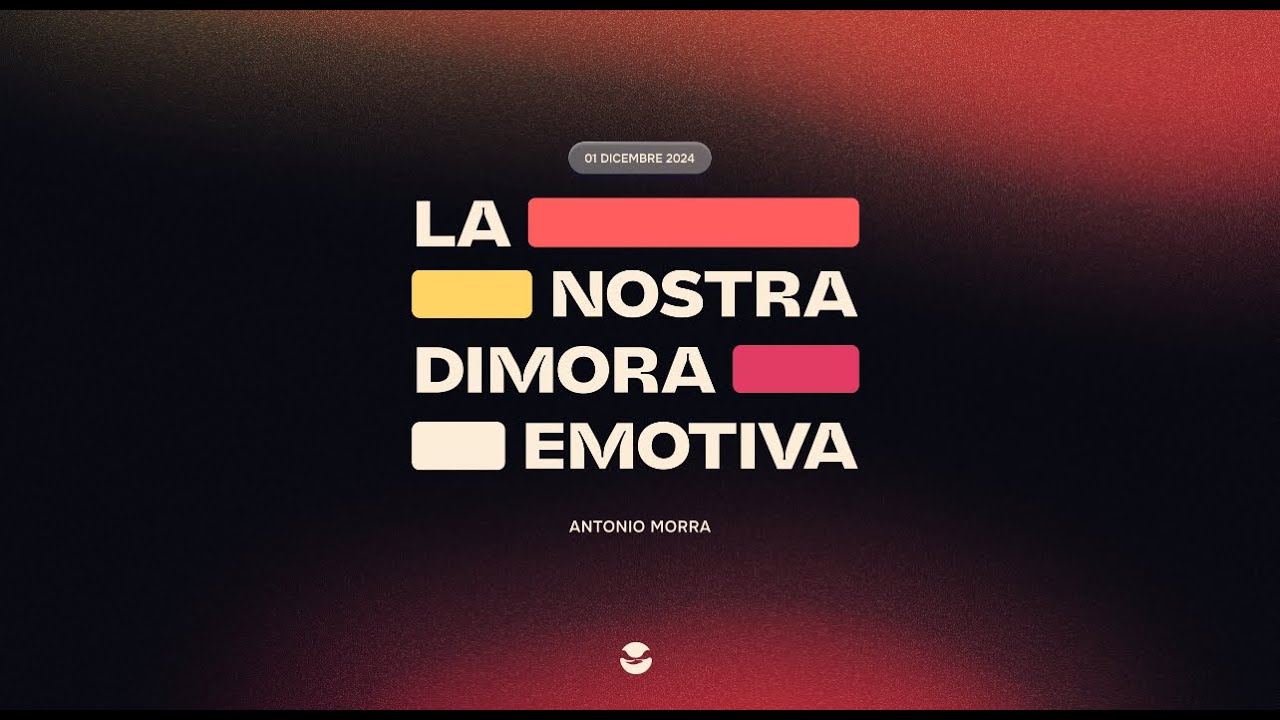 LA NOSTRA DIMORA EMOTIVA - ANTONIO MORRA