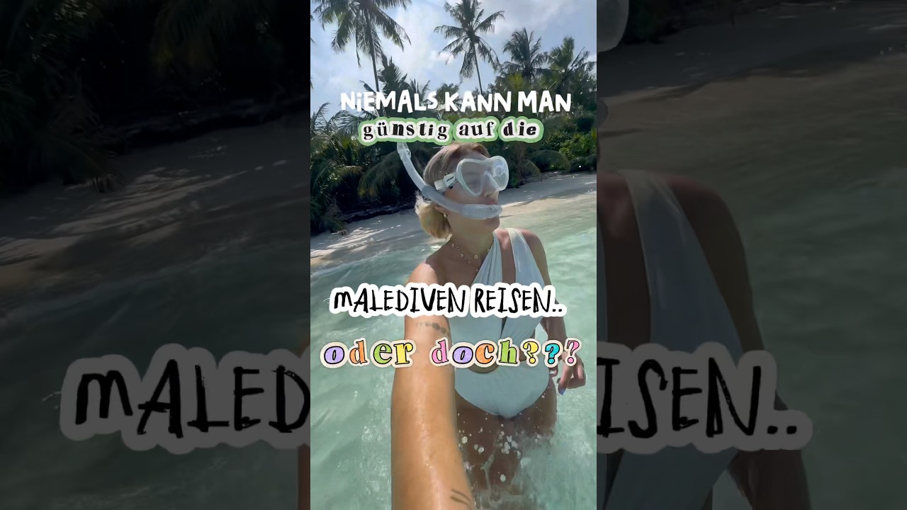 G&uuml;nstig auf die Malediven reisen - so gehts!🏝️🤫🇲🇻 low Budget