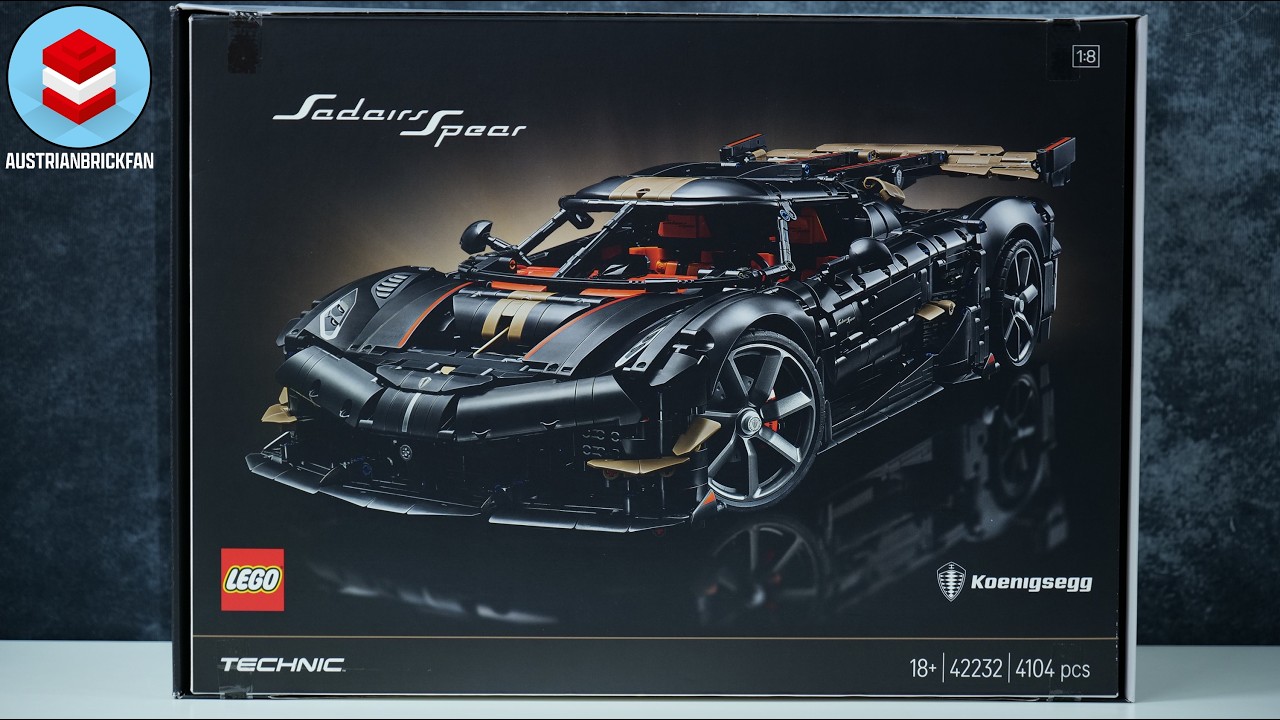 LEGO Technic 42232 Koenigsegg Jesko Absolut &ndash; Recenzja szybkiego budowania i przegląd zestawu LEGO