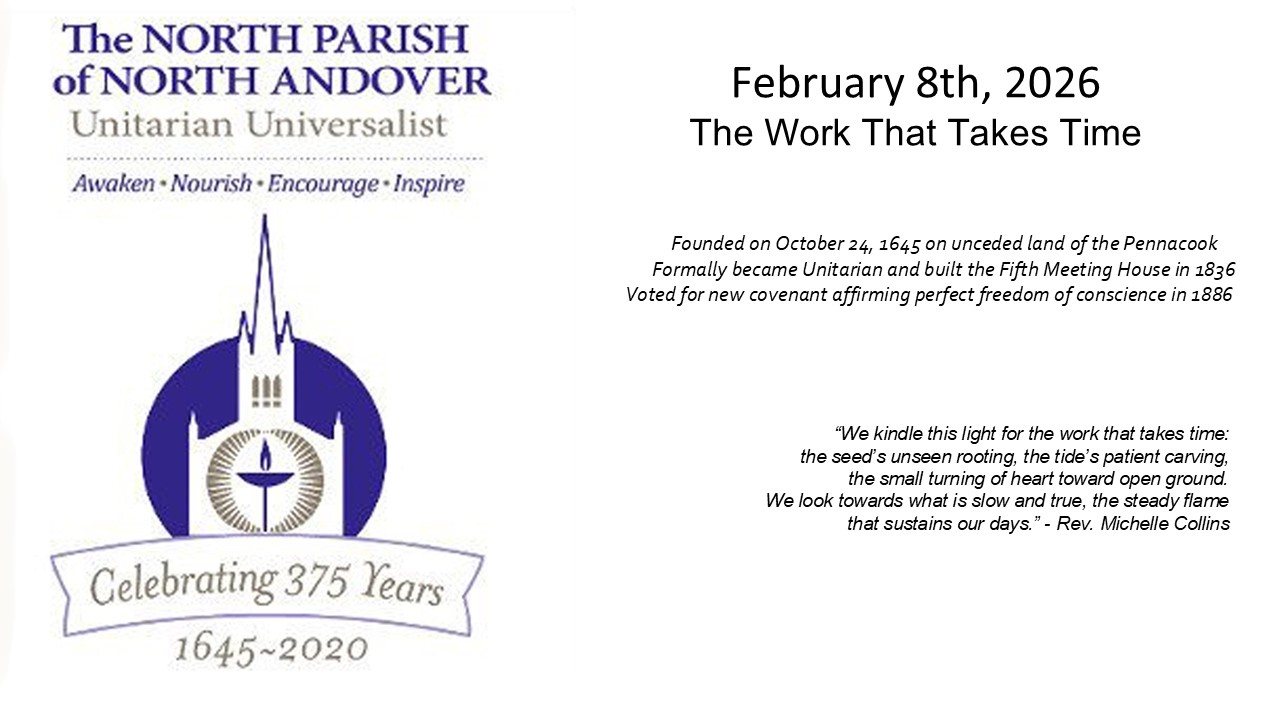 February 8, 2026: The Work That Takes Time