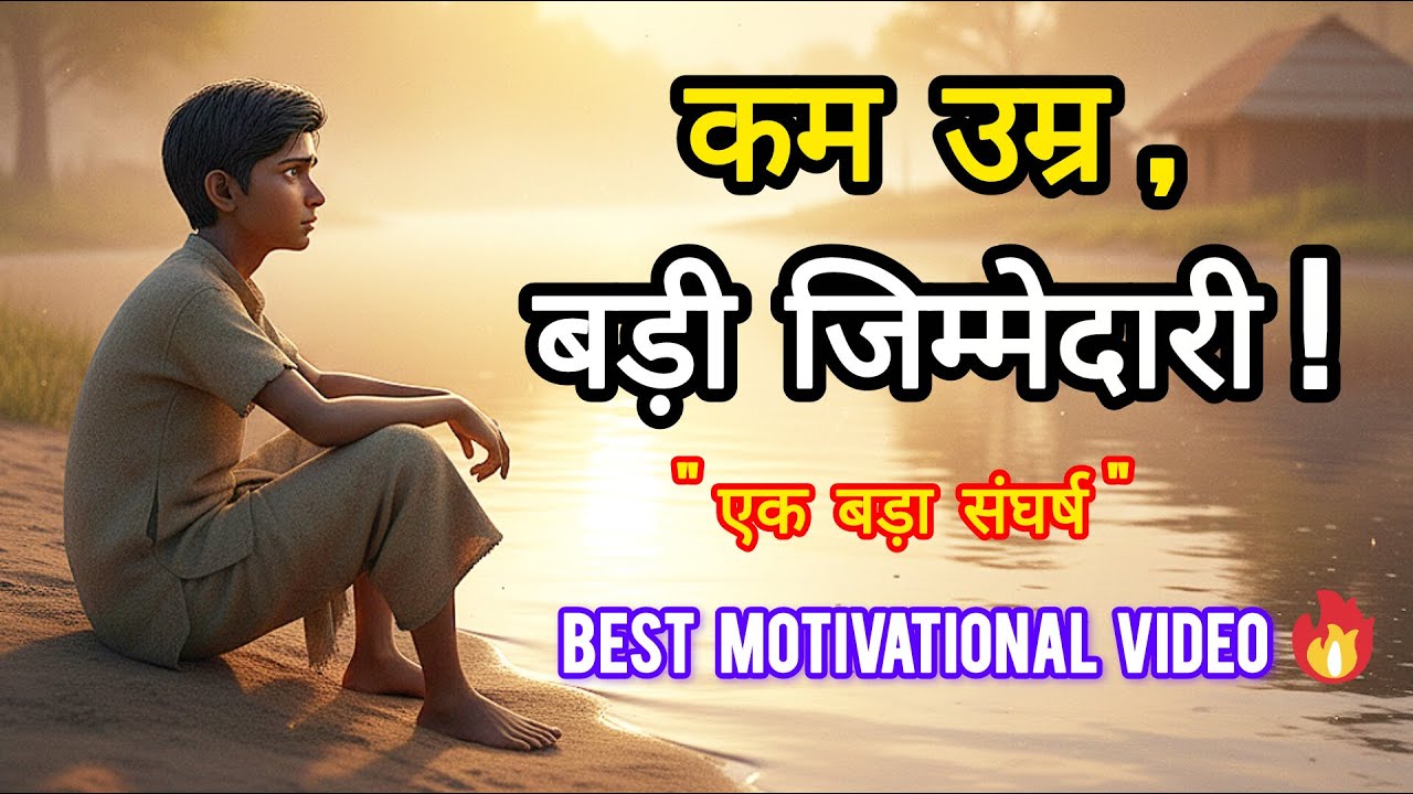 कम उम्र में जिम्मेदारियों का बोझ ! || Best Motivational Video ||  #gyanodayspeaks