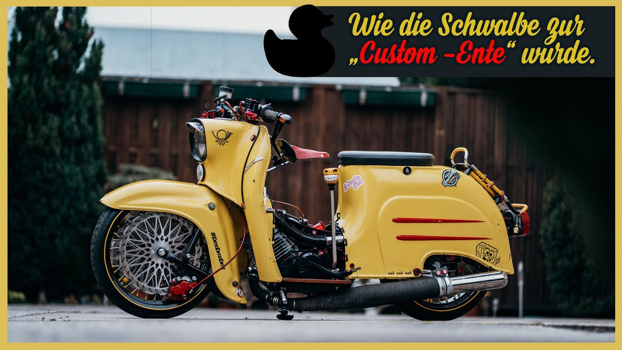 Custom Ostblock Moped. Wie aus der Schwalbe eine Ente wurde.