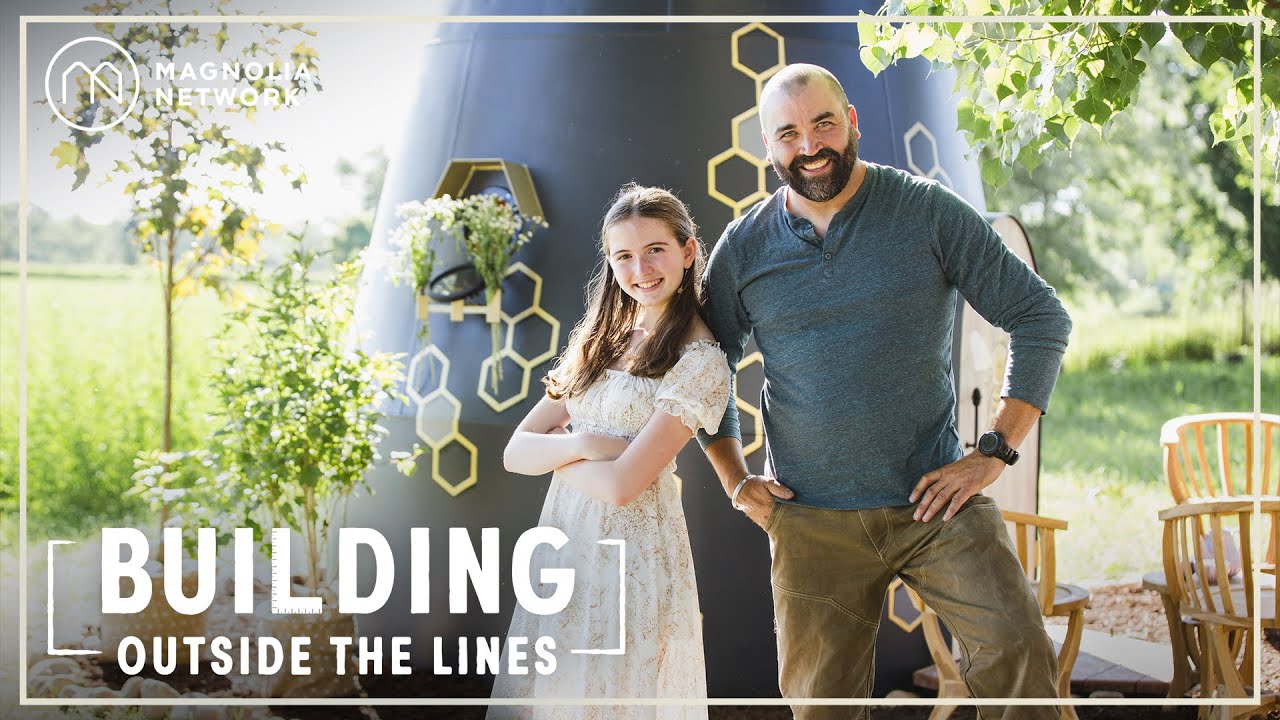 Concrete Truck Becomes a Beehive Shaped Bungalow | Magnolia Network