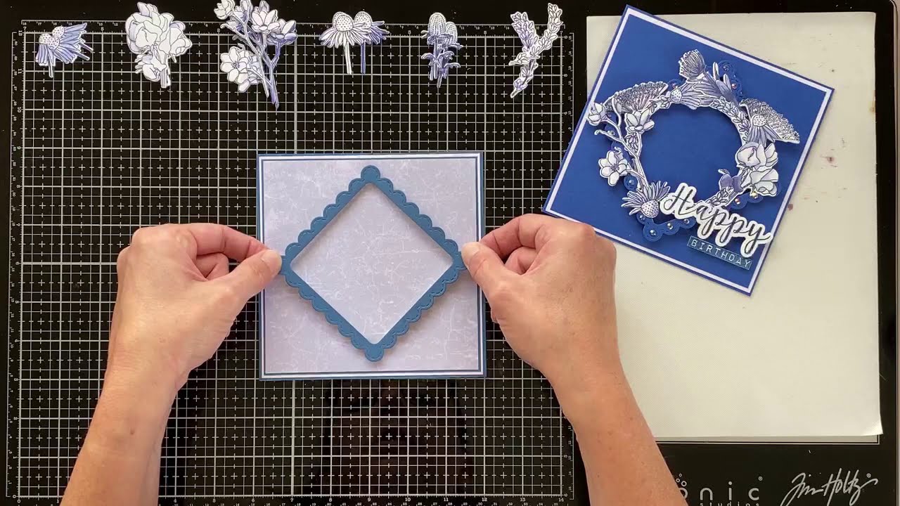 FACEBOOK LIVE - CLAIRE NEWCOMBE - FLORAL COMPANION STAMP SET FROM LISA HORTON CRAFTS
