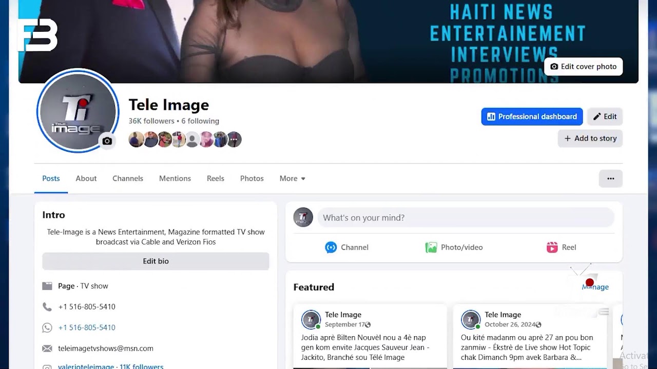 Tele Image Live - Nouvèl Midi ak Valerio