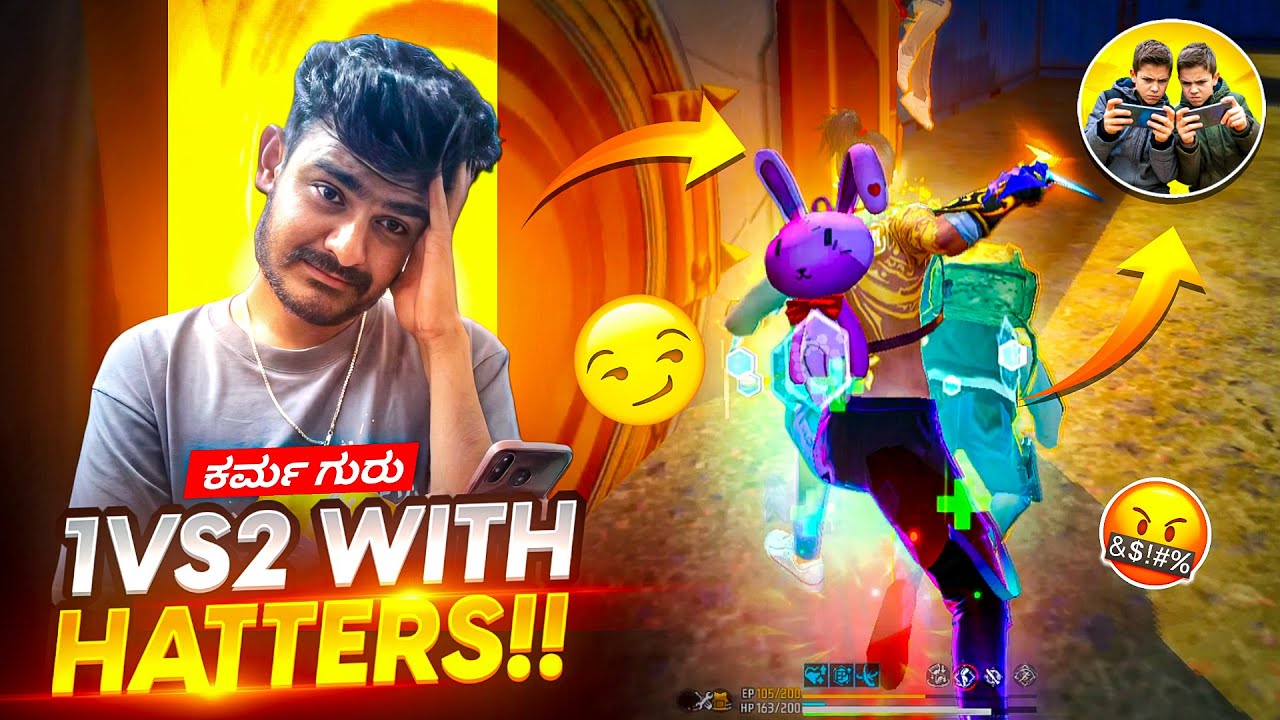 HATERS CALLED ME WENT 1VS2 🥵 ಕರ್ಮ ಗುರು😢#1VS2