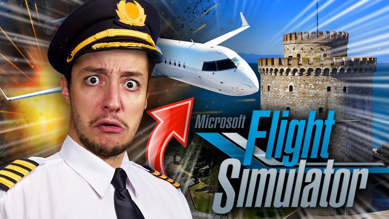 ΤΡΑΚΑΡΑ ΤΟ ΑΕΡΟΠΛΑΝΟ ΜΟΥ ΣΤΟΝ ΛΕΥΚΟ ΠΥΡΓΟ... | Flight Simulator 2020