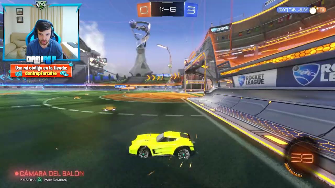 CASI LA PARA!! - Rocket League PS4