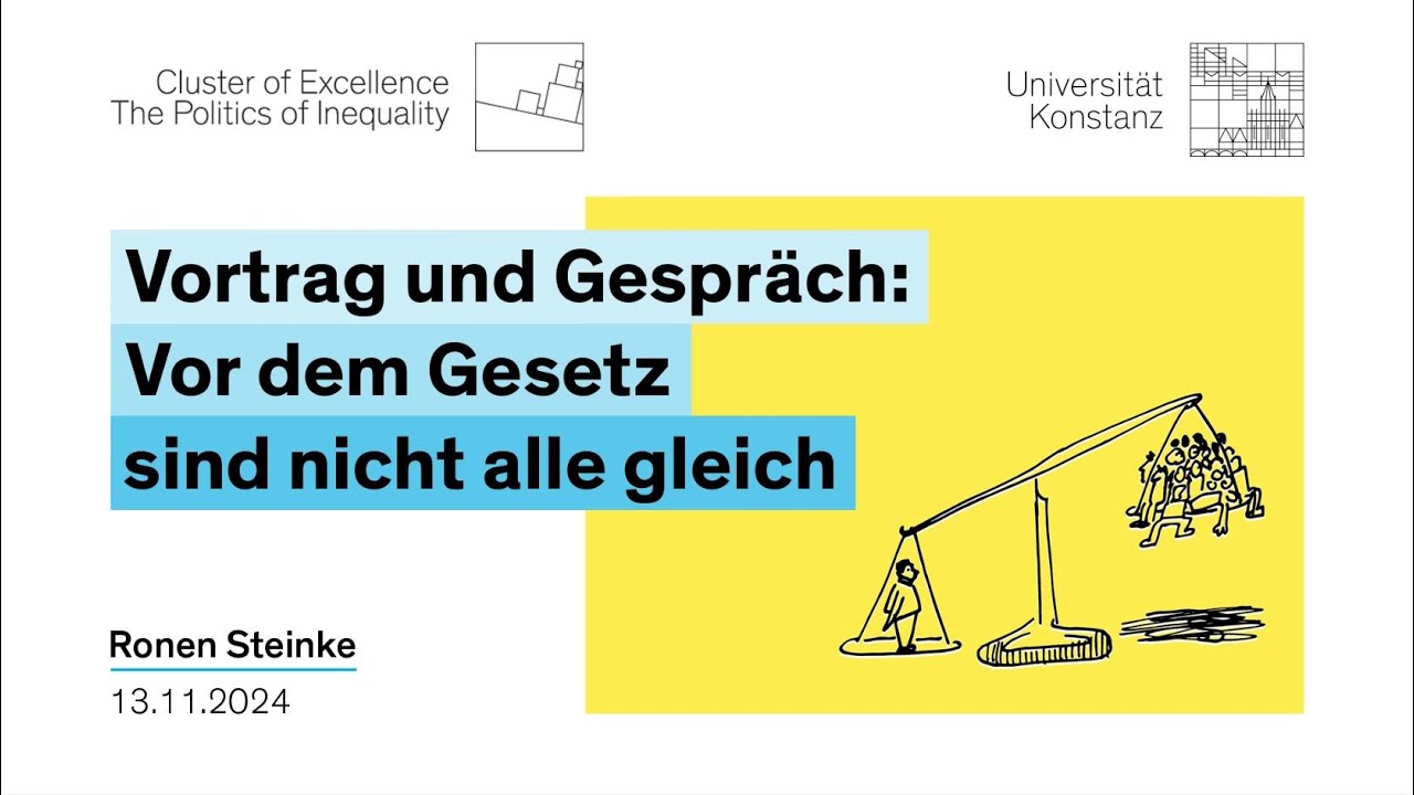 Ronen Steinke im Gespräch: „Vor dem Gesetz sind nicht alle gleich“