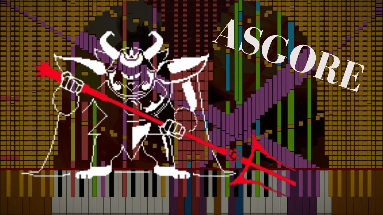 Undertale - "ASGORE & Bergentrückung" | 200,000 Notes | Black MIDI