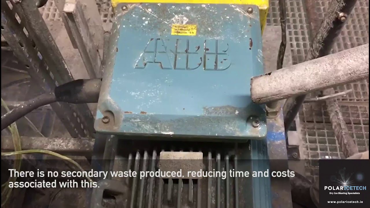 Dry Ice Cleaning on Electric Motors | Polar IceTech