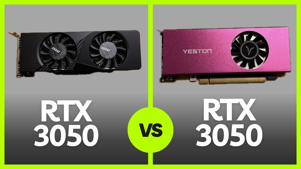 RTX 3050 против RTX 3050