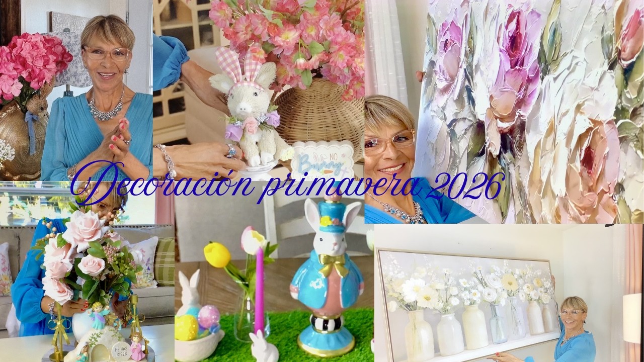🌷🐇🌷 EASTER\SPRING \\ LIVING ROOM  & DINING ROOM\\ DECORATE WITH ME #easter #easterdecorationideas