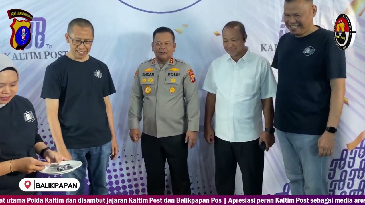 PKN185 Peringati HUT ke-38 Kaltim Post, Kapolda Kaltim Tekankan Kolaborasi Polri dan Media