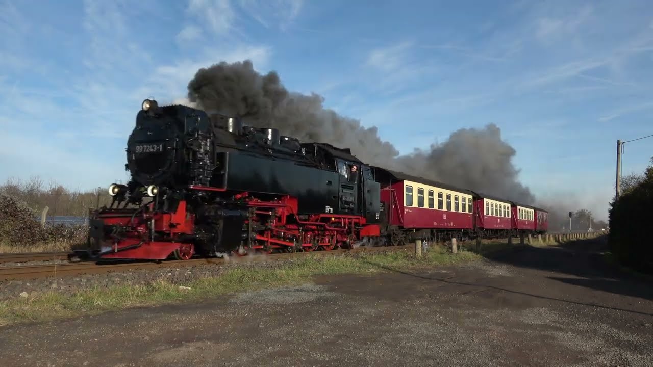 Die Selketalbahn im Dezember 2025 / Teil 1 / zwischen Gernrode und Silberh&uuml;tte