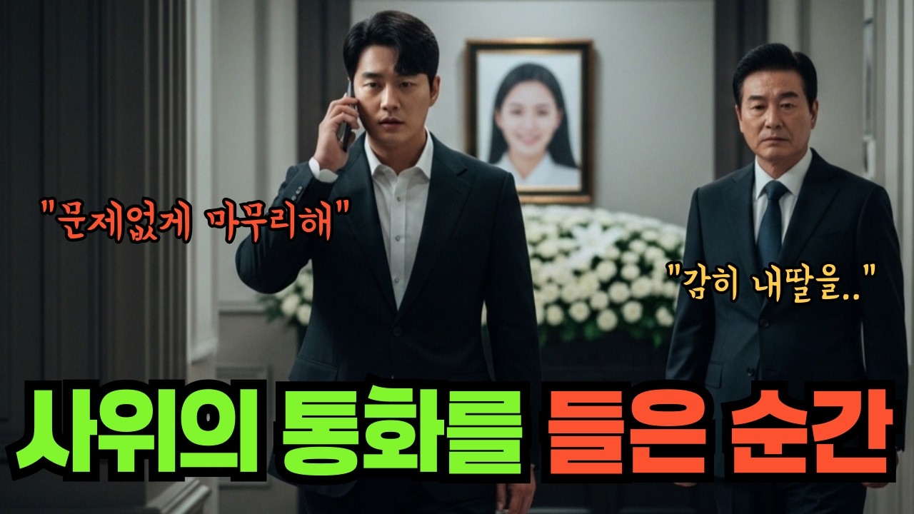 사위의 통화를 들은 순간 #사연 #반전사연 #드라마 #인생사연 #잘때듣는이야기