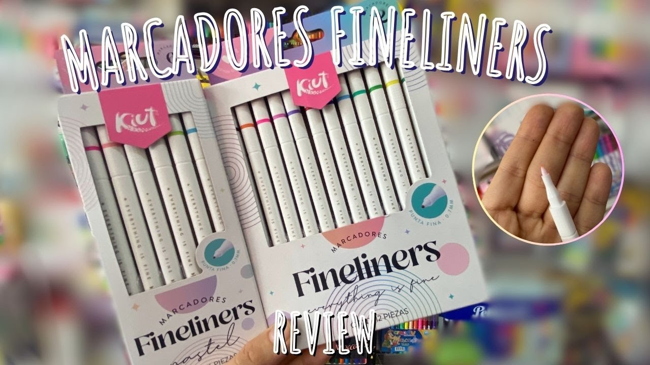 MARCADORES FINELINERS KIUT - Review ♥ Artística Stationery
