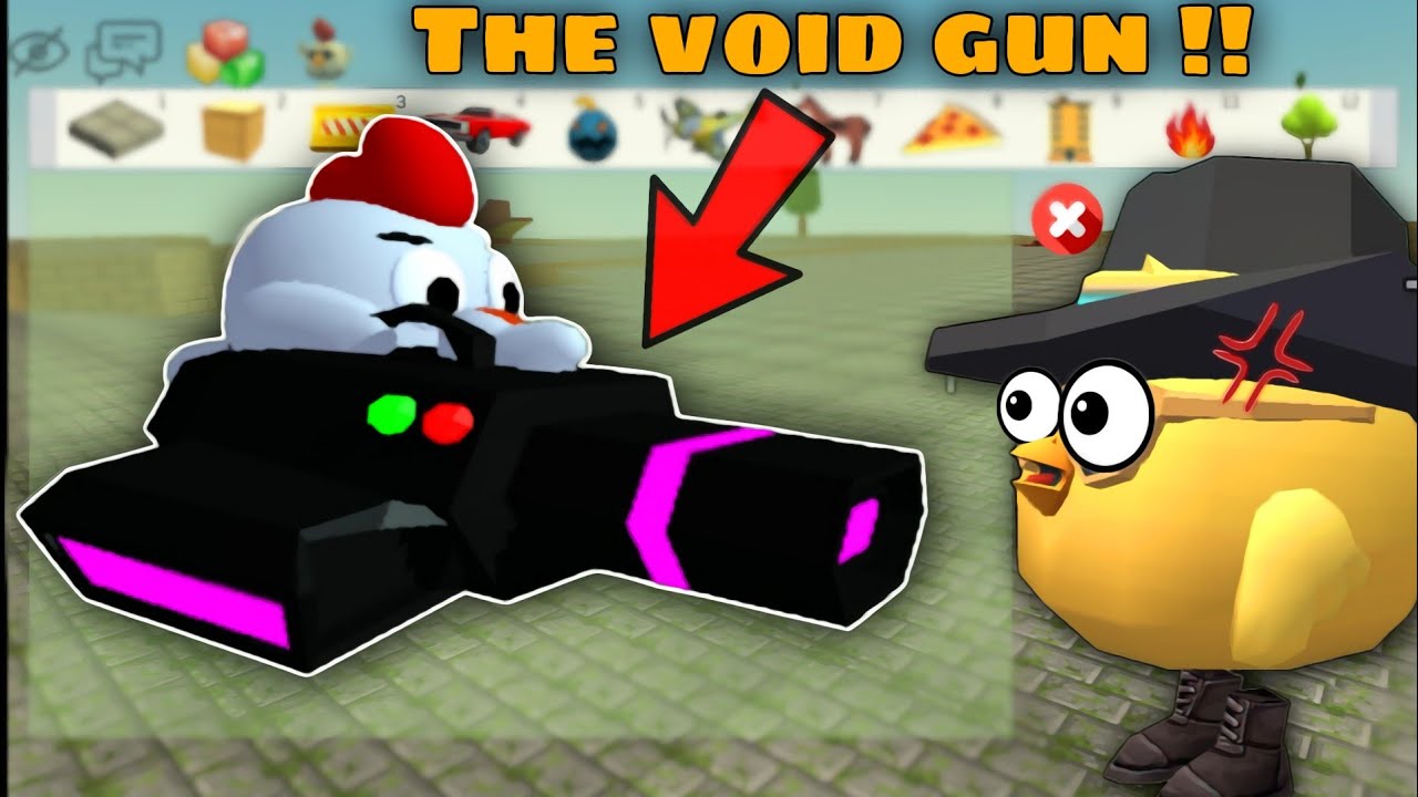 КАК ПОЛУЧИТЬ ПИСТОЛЕТ ПУСТОТЫ В ПЕСОЧНИЦЕ CHICKEN GUN 🐓🔫