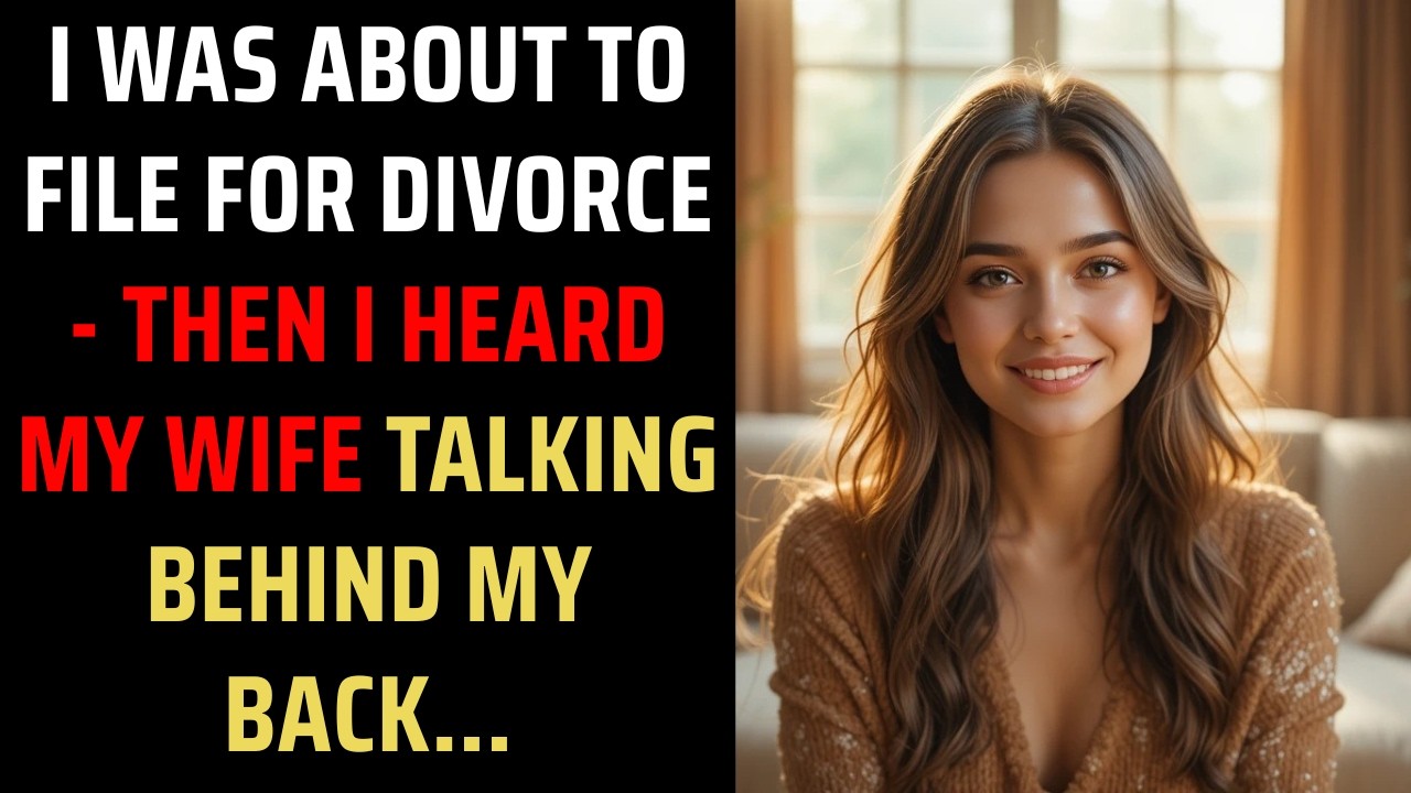 I Was Ready to End My Marriage — Then I Overheard Something That Changed Everything