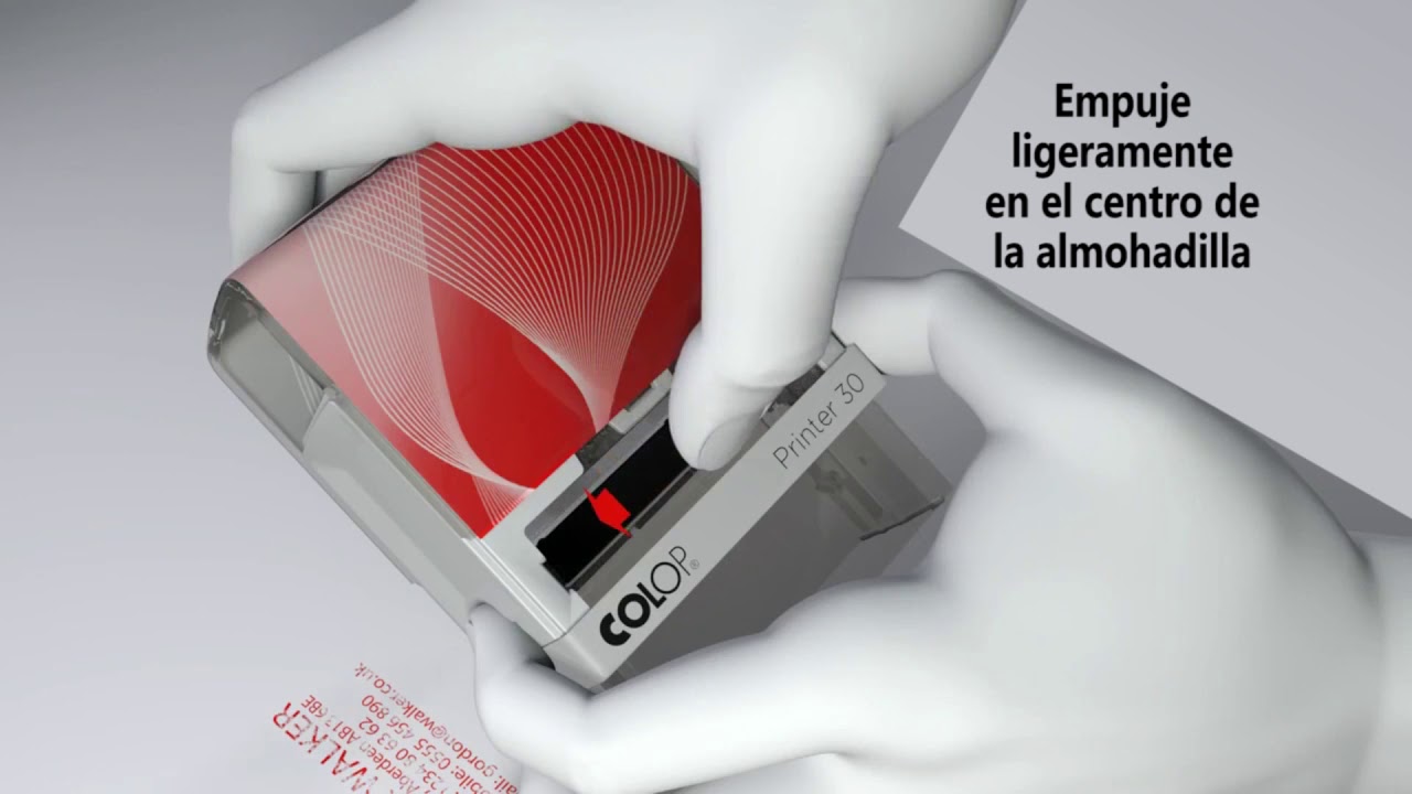 Cambio de Almohadilla de Sellos COLOP