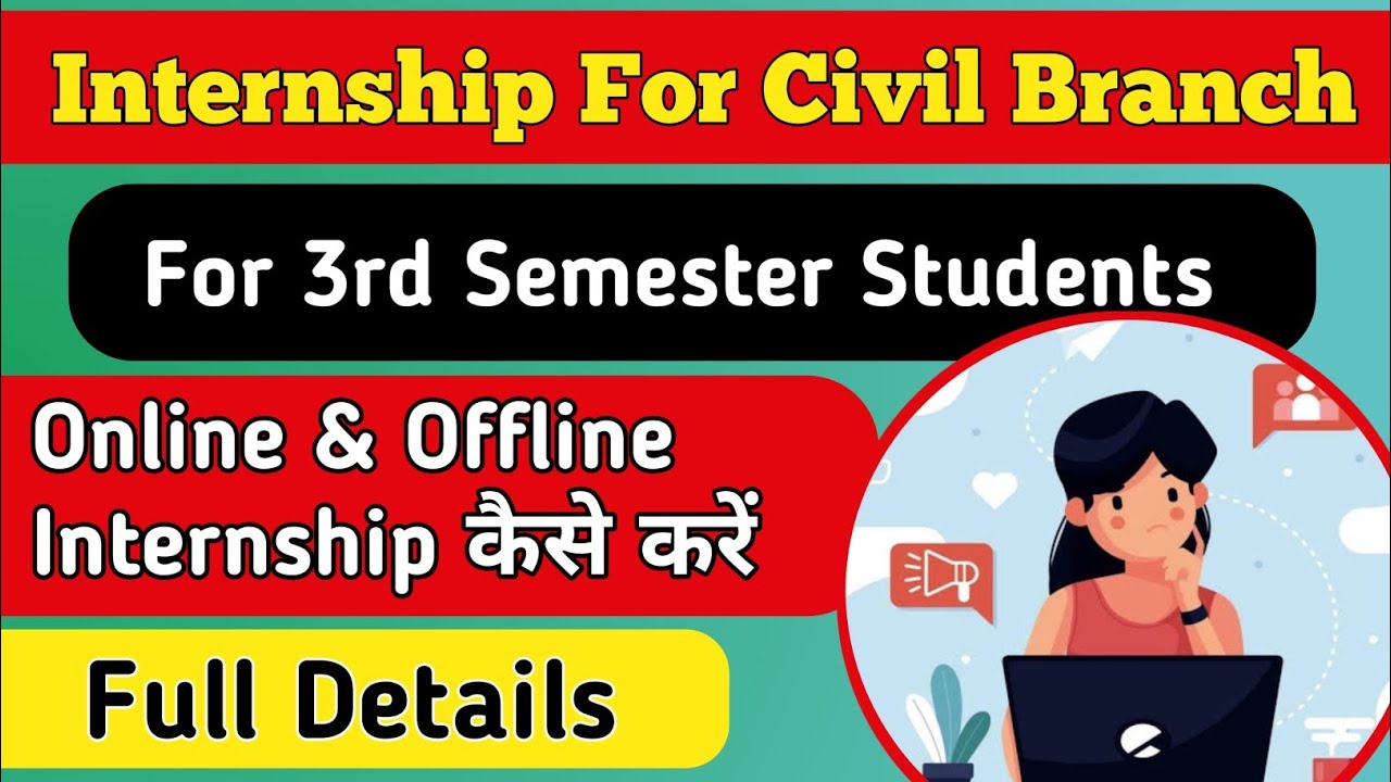 Civil Engineering Internship/3rd Semester Students!online & Offline Internship!#civil_engineering