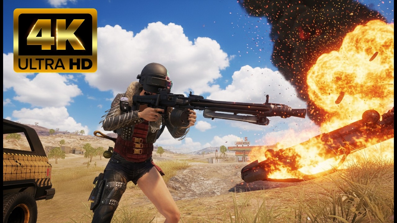 PUBG PC : MG3 990 RPM CHAOS IN MIRAMAR!
