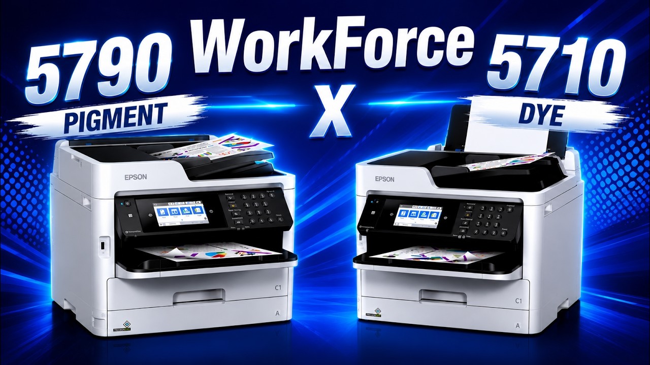 Epson WorkForce 5790 ou 5710? Tinta Corante ou pigmentada?