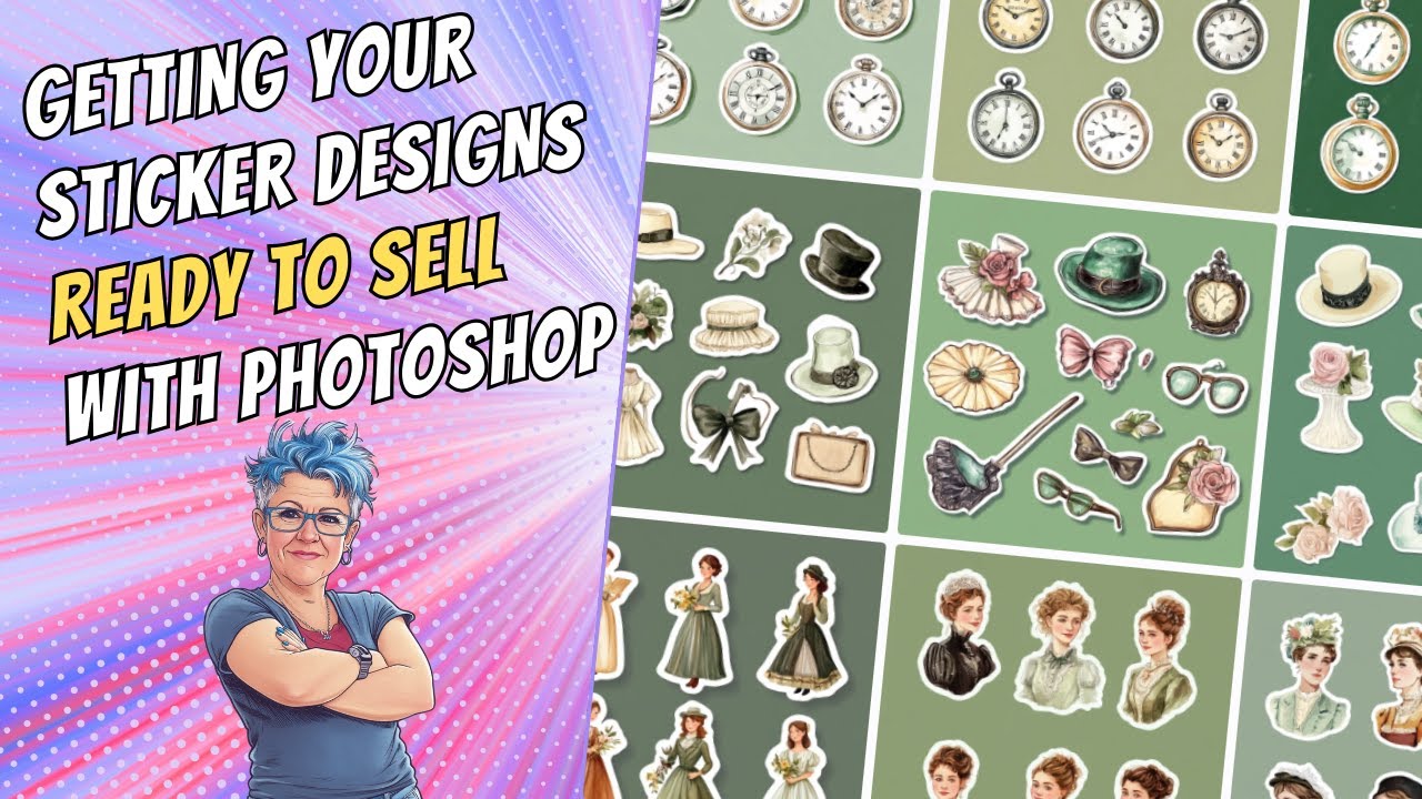 HOW TO: Getting Your Stickers Ready To Sell In Photoshop