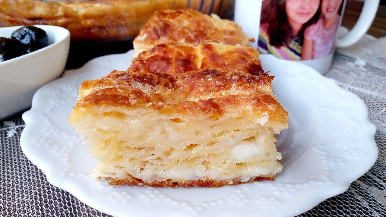 Наложена баница с готови кори