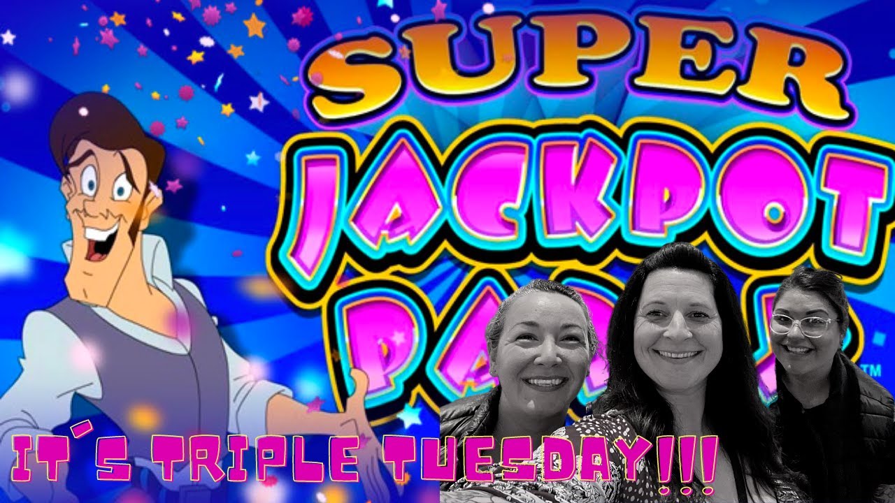 LAST SPIN BONUS on Super Jackpot Party 🎉🎁 Triple Tuesday with Angela and Kris💰💰💰