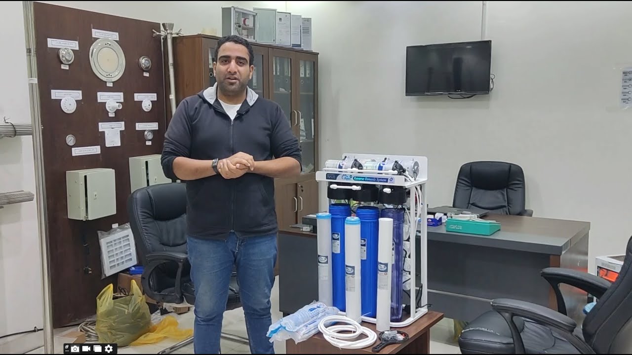 تركيب محطه 400 جالون/اليوم ( 1500L/D)